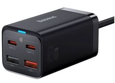 Зарядное устройство сетевое Baseus CCGP040101 GaN3 Pro Desktop 65W EU Black