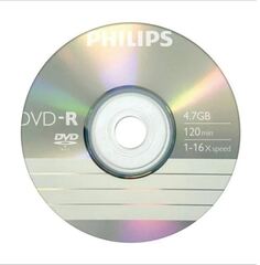 Диск DVD-R Philips DM4S6P01E/97 4.7 Gb, 16x, Бум.конверт