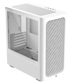 Корпус mATX FORMULA Air Mesh G3 4711401662914 белый, без БП, боковая панель из закалённого стекла, 2*USB 3.0