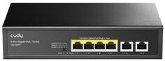 Коммутатор неуправляемый Cudy GS1006P (L2) 6x1Гбит/с 4PoE 65W