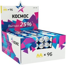 Батарейка Космос KOCLR6_96BOX алкалиновые, 96 шт, АА (LR6, R6, UM3)