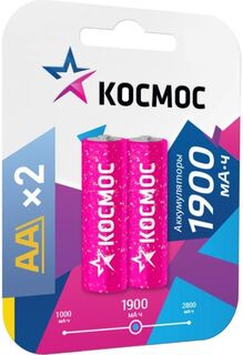 Аккумулятор Космос KOCR6NIMH(1900MAH) Ni-Mh, АА (LR6, R6, UM3), 2 шт, 1900 мАч