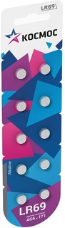 Батарейка Космос KOCG6(LR69)10BL LR69, 10 шт