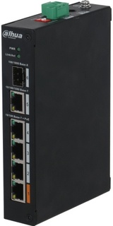 Коммутатор неуправляемый Dahua DH-PFS3106-4ET-60-V2 4x100Мбит/с 1x1Гбит/с