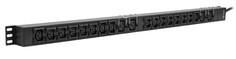 Блок розеток SNR SNR-PDU-16A04B-16L1 16хIEC320 C13 и 4хIEC320 C19, шнур питания 3 м 3x2,5мм2 с вилкой IEC 60309 16A 2P+E (IP44) 942.0х50.0х44.4мм