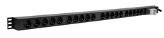 Блок розеток SNR SNR-PDU-20S-32L1 20 гнезд Schuko, шнур питания 3 м 3x6мм2 с вилкой IEC 60309 32A 2P+E (IP44) 1213.0х50.0х44.4мм