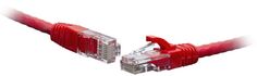 Кабель патч-корд F/UTP 5e кат. 1.5м SNR SNR-FU4-5E-015-LST-RD F/UTP 4-х парный cat.5e 1.5м LSZH standart красный
