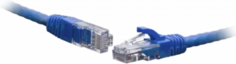 Кабель патч-корд U/UTP 5e кат. 0.3м SNR SNR-UU4-5E-003-LST-BL U/UTP 4-х парный cat.5e 0.3м LSZH standart синий
