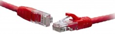 Кабель патч-корд U/UTP 5e кат. 0.5м SNR SNR-UU4-5E-005-LST-RD U/UTP 4-х парный cat.5e 0.5м LSZH standart красный
