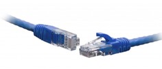 Кабель патч-корд U/UTP 5e кат. 1м SNR SNR-UU4-5E-010-LST-BL U/UTP 4-х парный cat.5e 1.0м LSZH standart синий