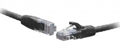 Кабель патч-корд U/UTP 5e кат. 10м SNR SNR-UU4-5E-100-LST-BK U/UTP 4-х парный cat.5e 10.0м LSZH standart чёрный