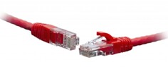 Кабель патч-корд U/UTP 5e кат. 5м SNR SNR-UU4-5E-050-LST-RD U/UTP 4-х парный cat.5e 5,0м. LSZH standart красный