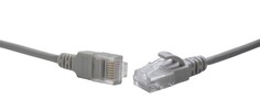 Кабель патч-корд U/UTP 5e кат. 0.5м SNR SNR-UU4-5E-005-LST-GY (3,8) U/UTP 4-х парный cat.5е 0.5м LSZH серый (диаметр 3,8 мм)
