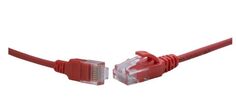 Кабель патч-корд U/UTP 6 кат. 1м SNR SNR-UU4-6-010-LST-RD (3,8) U/UTP 4-х парный cat.6 1м LSZH красный (диаметр 3,8 мм)