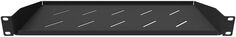 Полка консольная SNR SNR-SHELF-04020-20BC для шкафов глубиной 400мм, (глубина полки 200мм) распределенная нагрузка 20кг, цвет-черный