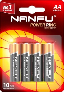 Батарейка Nanfu LR6 4B AA (4шт.)