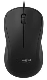 Мышь CBR CM 108 Black USB, оптич., 1000 dpi, 3 кн., 1.8 м, резиновое колесо прокрутки