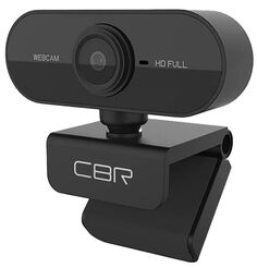 Веб-камера CBR CW 852FHD Black 2 МП, разрешение видео 1920х1080, USB 2.0, встроенный микрофон с шумоподавлением, фикс.фокус, крепление на мониторе, дл