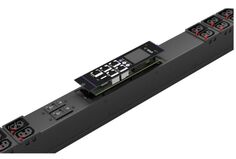 Блок розеток SNR SNR-PDU-A-21AL21ABL-32L3 с функцией измерения серии SNR тип A выход 21*C13/19L и 21*C13L с фиксаторами вход 32A IEC60309 (3P+N+E)