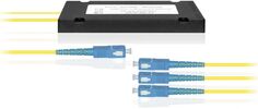 Делитель мощности SNR SNR-CPC-1x3-SC/UPC оптический корпусный трехоконный 1х3 SC/UPC