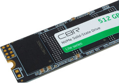 Накопитель SSD M.2 2280 CBR SSD-512GB-M.2-LT22 512GB, 2100/1600MB/s, TBW 256