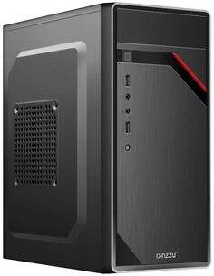 Корпус mATX Ginzzu D180 без БП, 2*USB 2.0