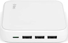 Зарядное устройство сетевое TTEC 2SCG02B SmartCharger Quattro PD GaN 65W USB-C 45W / USB-A 20W *3. Цвет: белый