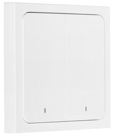 Выключатель Яндекс YNDX-00535 умный беспроводной, 2 клавиши, Zigbee