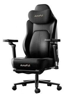 Кресло игровое AutoFull AFM601BGS серия M6, с поддержкой для ног, цвет: черный
