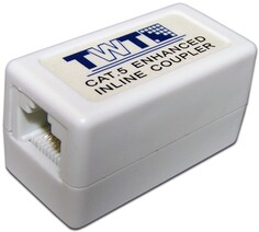 Адаптер проходной TWT TWT-CP45UTP5E RJ-45, не экранированный, категории 5е