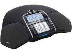 Системный телефон цифровой Konftel 300Wx-WOB беспроводной DECT GAP/CAP-iq конференц-телефон. ЖКД, рус. меню, порт USB, аккумулятор, подключение микроф