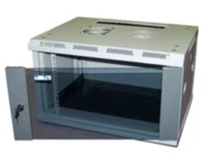 Шкаф настенный 19", 18U TWT TWT-CBW2-18U-6x4 600x450, стеклянная дверь