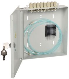 Кросс оптический настенный ITK FOBX8-N-4SCUS09 укомплектованный: SC (Simplex) 4шт; (OS2)