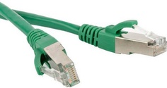 Кабель патч-корд SF/UTP 6 кат. 3м Hyperline PC-LPM-SFTP-RJ45-RJ45-C6-3M-LSZH-GN LSZH, зеленый