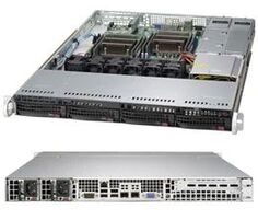 Корпус серверный 1U Supermicro CSE-815TQC-R706CB (4*3.5" SATA/SAS HS Bays, 750W)