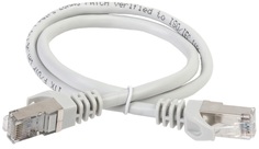 Кабель патч-корд F/FTP 5e кат. 1.5м ITK PC01-C5EF-1M5 серый