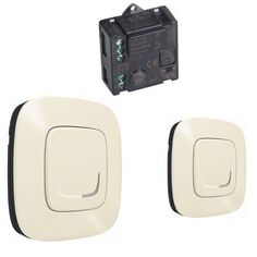 Набор Legrand 752650 Valena Allure with NETATMO, для управления освещением c 2х мест. Микромодуль реле 300 Вт 240В + два умных беспроводных 1-клавишны
