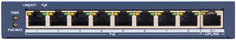 Коммутатор HiWatch SWT-1309P L2, Смарт-управляемый, 9 10/100M RJ45 PoE-порт, 1 10/1000M RJ45 port, 802.3af/at, бюджет PoE 110Вт
