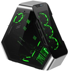 Корпус ATX JONSBO TR03-G Silver без БП, боковая панель из закаленного стекла, серебристый