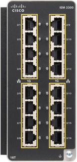 Сетевой модуль Cisco IEM-3300-16T= Catalyst IE3300 with 16 GE Copper ports, Expansion Module