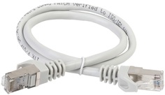 Кабель патч-корд F/FTP 5e кат. 5м ITK PC01-C5EF-5M серый