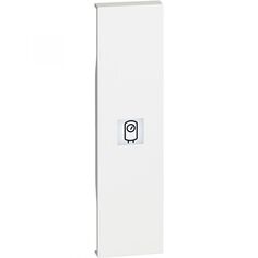 Панель лицевая BTicino KW01SN LIVING NOW с символом "бойлер" для выключателей и переключателей, 1 модуль, цвет белый