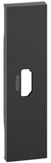 Панель лицевая BTicino KG14 LIVING NOW для розетки HDMI, 1 модуль, цвет черный