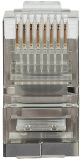 Коннектор Datarex DR-3004 FTP кат.5e 8P8C универсальная, 15U", 3 зубца, упак 100 шт