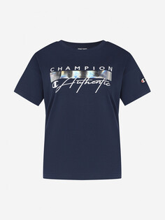 Футболка женская Champion Glossy, Синий