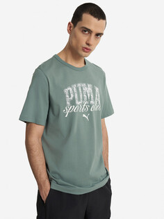 Футболка мужская PUMA Classic Graphic, Зеленый