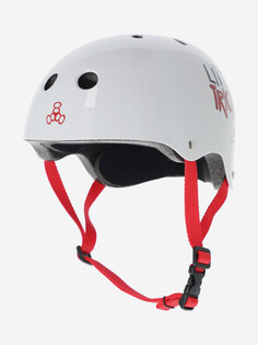 Шлем детский Triple Eight Little Tricky Dual Certified, Белый