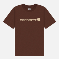 Мужская футболка Carhartt Relaxed Fit Heavyweight Logo Graphic