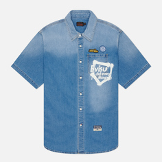 Мужская рубашка Evisu Heritage Graffiti Daicock Printed Denim