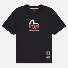 Мужская футболка Evisu Heritage Totem Pole Daruma Printed
